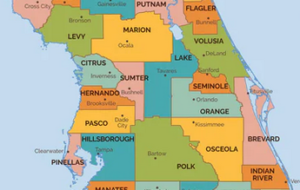 Service Area Map_ImageOne Janitorial Services_Altamonte Springs_Central Florida